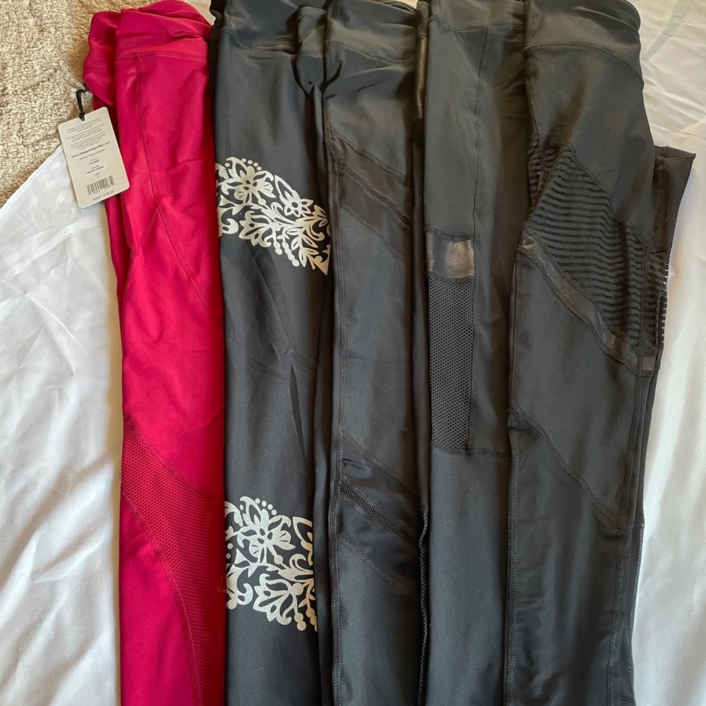 Bundle of 90 Degree by Reflex Workout Leggings